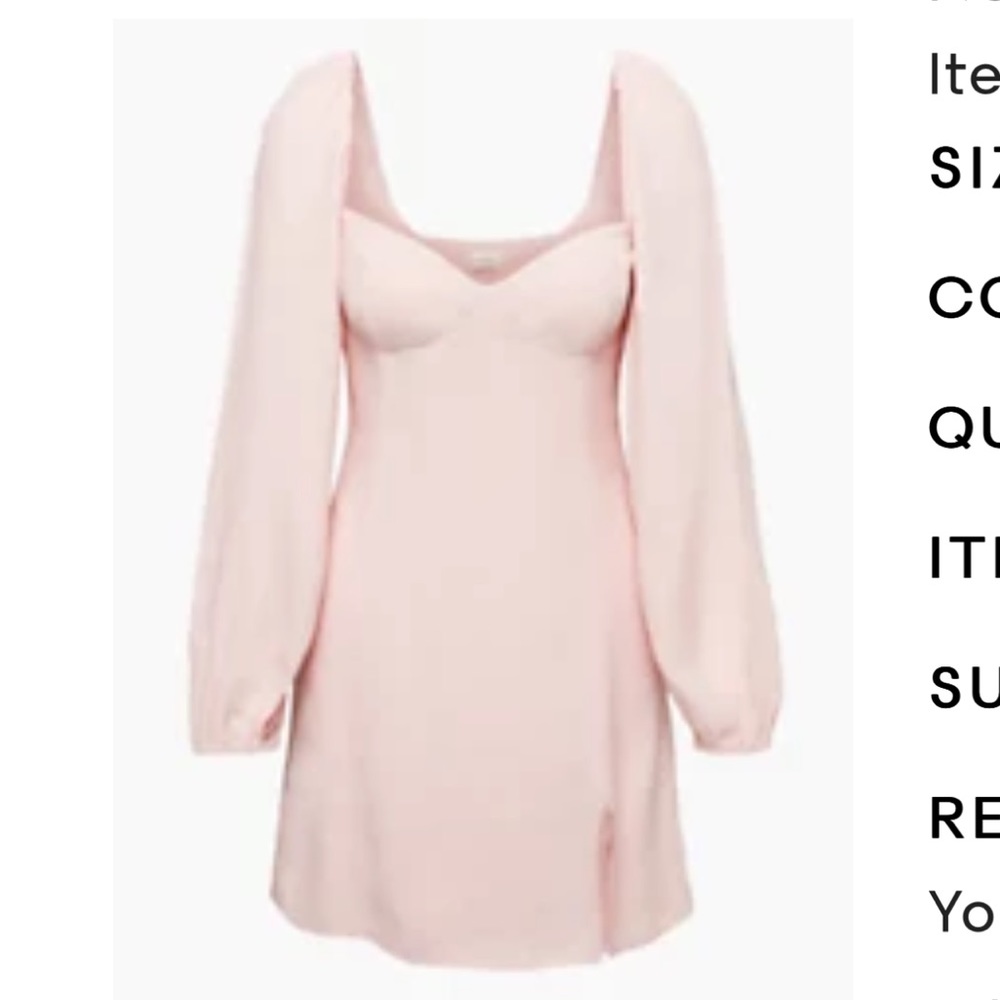 Aritzia baby doll dress